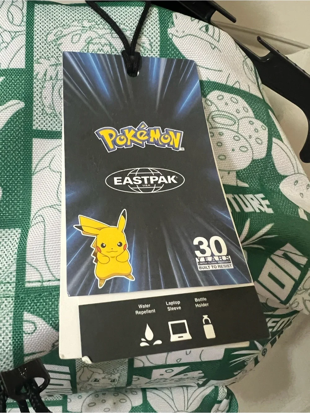 Eastpak Pokémon Green Graphic Backpack